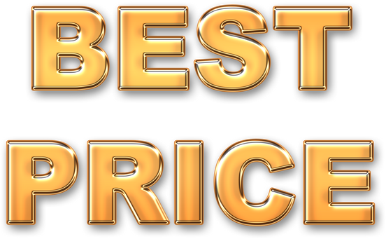 Gold Best Price Typography